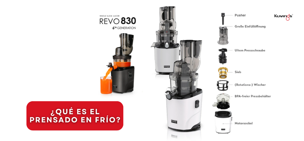 Prensado en Frío: ¿Qué es el prensado en frío? con Kuvings